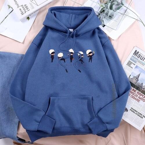 Lil Gojo Cool Japanse Comics Cute Hoodies Printed Women Spring New Streetwear Harajuku Casual Hooded Hip Hop Gothic Woman Hoodie