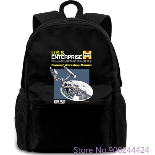 Mens Star Trek-Haynes Workshop Manual Casual Summer Customize s backpack