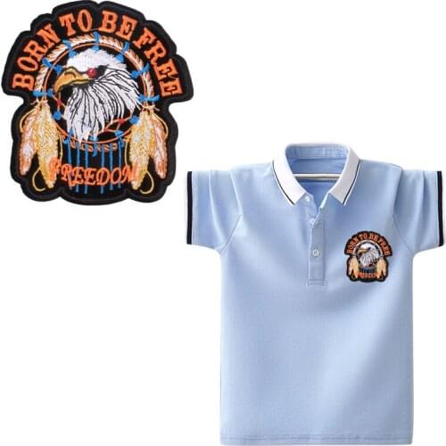Pig eagle badge Heat Transfer Patches For Stripe Clothes Patch A-level Washable Iron On Applique DIY Clothing Sticker
