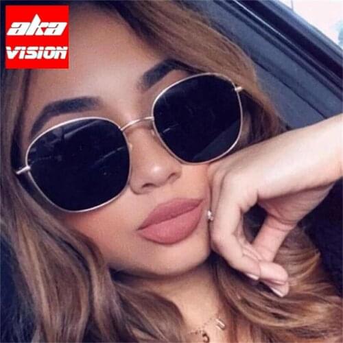 AKA VISION 2021 Vintage Women Sunglasses High Quality Eyewear Women/Men Luxury Retro Glasses Women Vintage UV400 Oculos De Sol