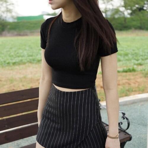 Sexy Women Solid Strappy Tanks Vest Crop Top Summer Sleeveless Slash Neck Tanks Beach Women Sports Tank Tops gs03