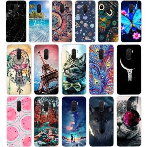 Q For Xiaomi Pocophone F1 Case Xiaomi Poco F1 Case Silicone Soft TPU Phone Case For Xiaomi Pocophone F1 Global F 1 Case Cover