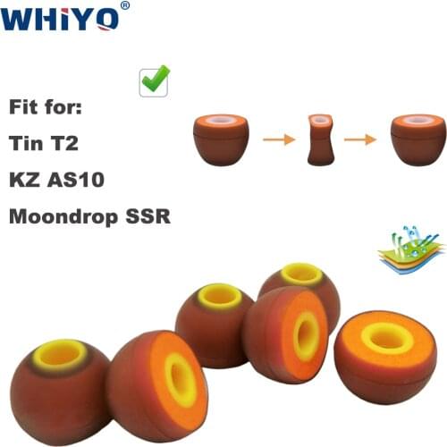 Earpads Replacement Silicone Earbuds for Tin T2 T 2 T-2 KZ AS10 AS 10 AS-10 Moondrop SSR Tips Eartips