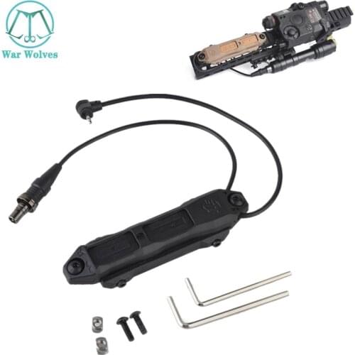 Airsoft Tactical Augmented Pressure Switch Double Switch For PEQ-15 PEQ-16A an peq airsoft DBAL 2