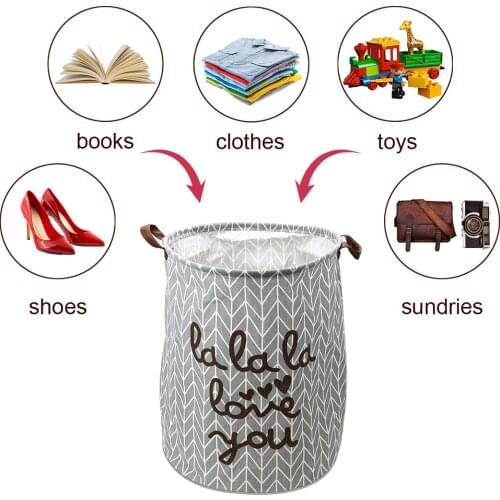 Sundries Underwear Toy Storage Bag Desktop Storage Basket Stationery Container Laundry Waterproof Book Organizer Box Canvas