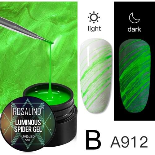 Luminous Spider Gel Nail Drawing Gel Polish Varnish Painting Nail Art Line Varnish Thick Elastic Paint UV Gel MPwell
