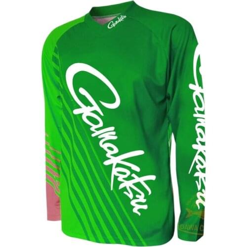 Daiwa GAMAKATSU Outdoors Fishing Jersey Autumn Fishing Clothes Anti-UV Quick-Dry Clothing Breathable Long Sleeve Fishing Shirt