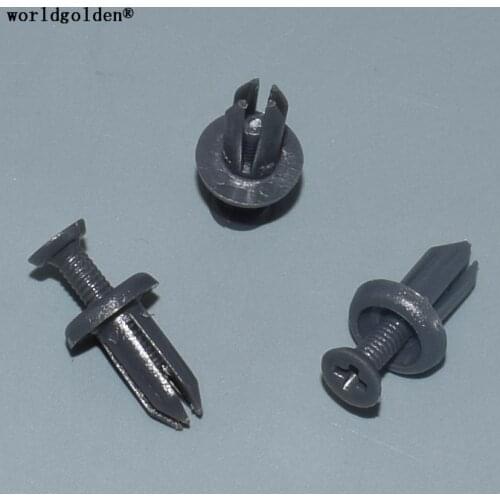 Worldgolden 100pcs Front Bumper Panel Push-type RetainerToyota#90467-05090-B1(9046705090B1),90467-05090(904670509