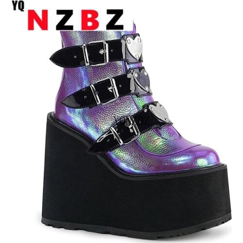 Женские ботильоны на танкетке YQNZBZ China At AliExpress