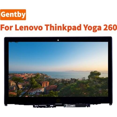 12.5 " for Lenovo ThinkPad Yoga 260 FHD 1920X1080 and HD 1366x768 Touch LCD Screen Assembly with Bezel