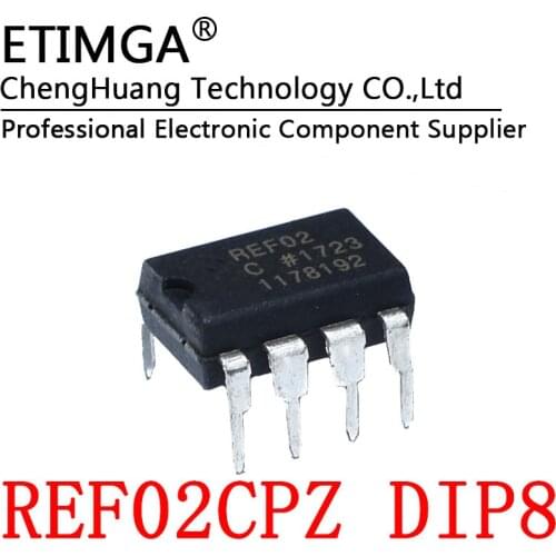 5pcs/lot REF02C REF02CP REF02CPZ DIP-8 Voltage reference chip