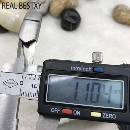 50pcs/lot Stainless Steel Magnetic Clasps Charms Connector Buckle For Diy Leather Bracelets Rope Jewelry Making Findings Parts