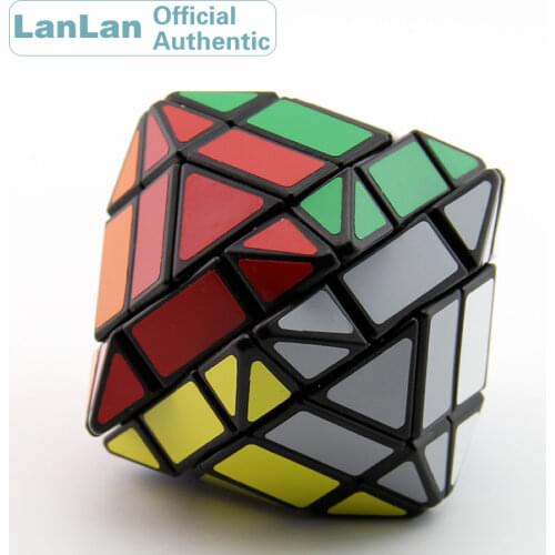 LanLan 4x4 Gyroscope Gyro Magic Cube Professional Speed Puzzle Antistress Educational Toys For Children