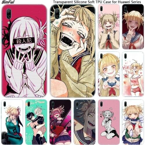 Hot Himiko Toga Soft Silicone Phone Case for Huawei Mate 10 20 Lite Pro Enjoy 9S Y9 Y7 Y6 Y5 2019 2018 Pro 2017 Fashion Cover
