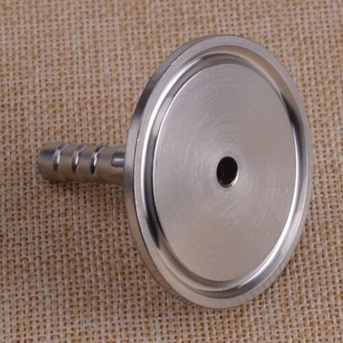 LETAOSK New 304 Stainless Steel Pipe Adapter Fittings Hose Barb Fit for 1.5'' Tri Clamp OD 8mm&Ferrule OD 50.5mm