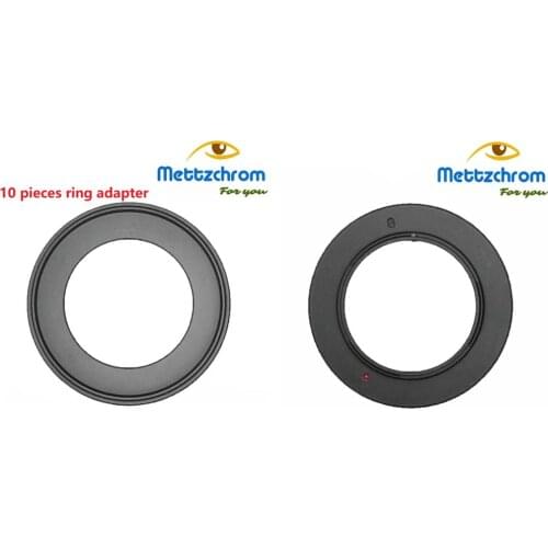 Mettzchrom 10 pcs / lot For Fujifilm X Camera Lens Macro Reverse Adapter Ring 52mm 55mm 58mm Reversing ring adapter
