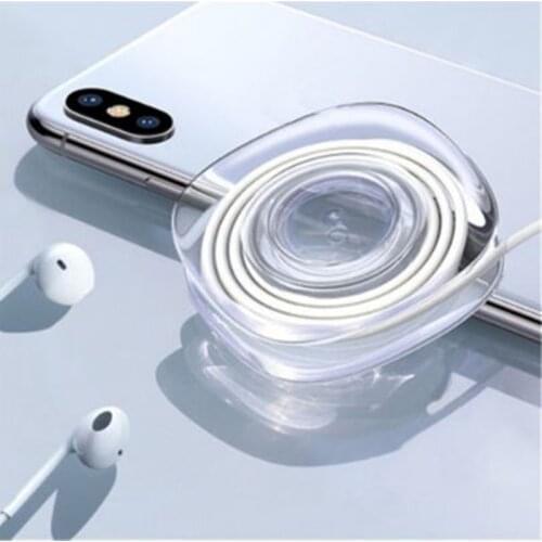 Multi-Function Fixate Gel Pad Sticker car phone holder for iphone 7/8 Wall Desk Paste Stand Nano tape phone holder Cable Winder