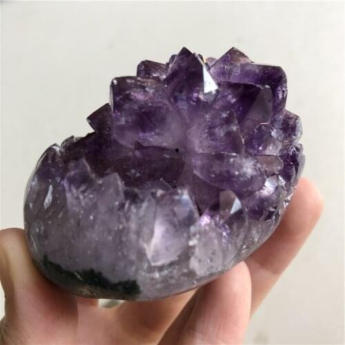 Around 200g big natural amethyst cluster crystal specimen amethyst crystal geode flower amethyst cluster from uruguary