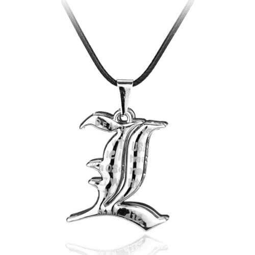MQCHUN Death Note Double l Yagami Non-Mainstream Necklace Smart Anime Fashion Jewelry Pendant Cosplay Unisex Accessories-30