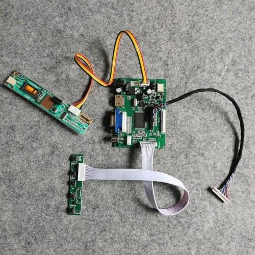 Fit LT121S1/LT121SS/LT121SU/TM121SV screen 20 Pin LVDS 1-CCFL VGA 2AV panel drive controller board kit LCD monitor 800*600