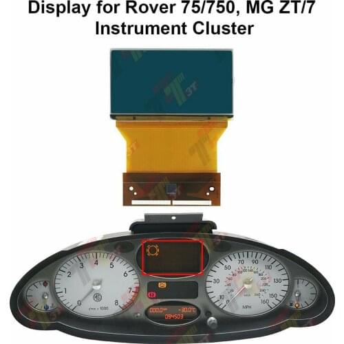 Instrument Cluster Display For MG Rover 75/750 MG ZT/7 LCD Pixel Repair