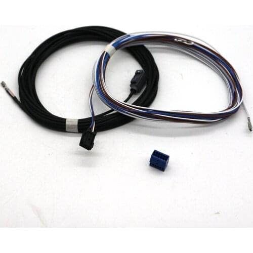 Rear View Camera Reversing Cable Wire Harness For MIB Radio Camera Jetta MK6 TIGUAN KODIAQ Vento