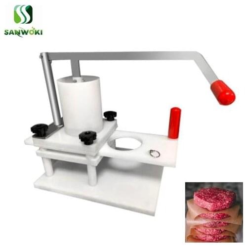 Hand press beef patty press machine Meat Pie Patty Maker machine hamburger meat forming machine burger patty making machine