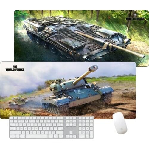 SIANCS World of Tanks Mouse Pad Gamer Large Rubber Soft Gaming MousePad 70x30cm Computer Durable Locking Edge Keyboard Desk Mat