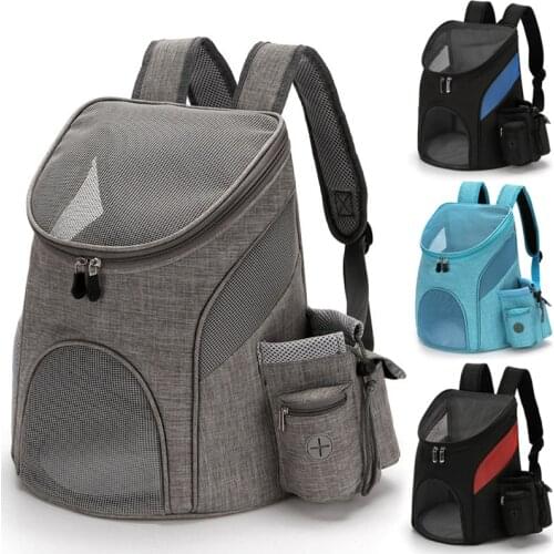Pet Carriers Bags Portable Mesh Dog Shoulder Bag Breathable Cat Backpack Carrier Foldable Large Capacity Pets Carrying Bag