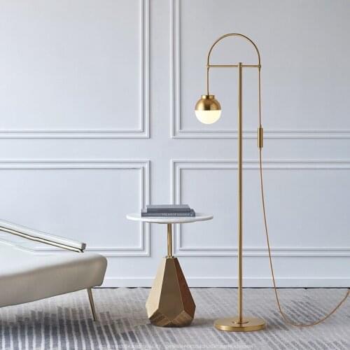 NordicModern Minimalist Glass Shade Led Floor Lamp Bedroom Bedside Lamp Living Room Home Decor Indoor Lighting Sofa Corner Light