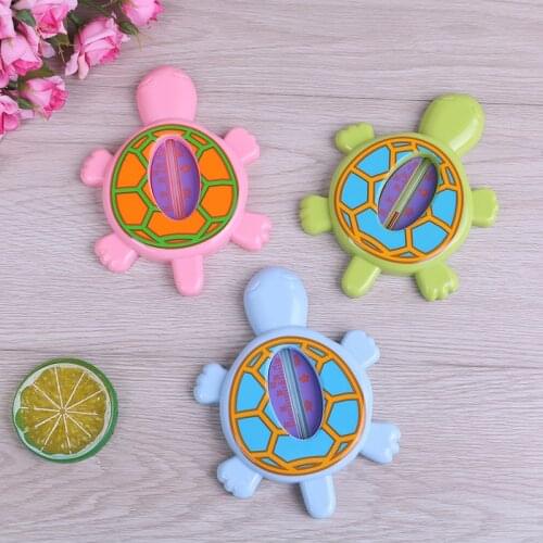 New Thermometer Tortoise Shape Cartoon Baby Water with Scale Bathtub Bath Safe Water Thermometer Tester For Baby Children Care