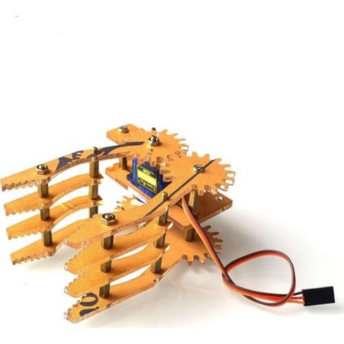 DIY Clamp Claw Kit Mechanical Model Acrylics Robot Arm Manipulator Puzzle Assembly Support sg90s For Arduino Robotic Education