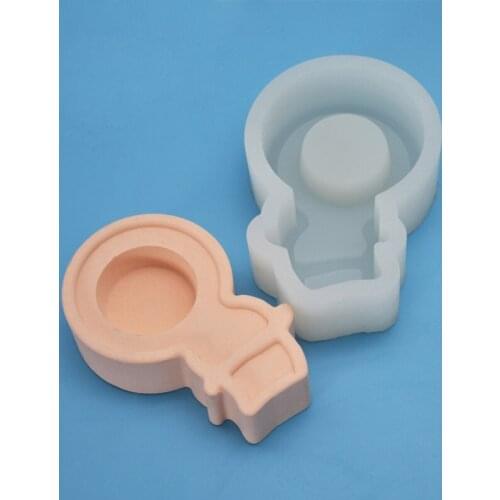 Christmas Candlestick Epoxy Resin Mold Candle Holder Silicone Mould DIY Crafts Jewelry Home Decorations Casting Tools