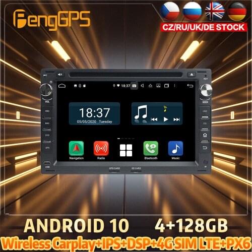 128G Android10 PX6 DSP For Volkswagen Passat B5 T5 1999 Car DVD GPS Navigation Auto Radio Stereo Multifunction CarPlay HeadUnit