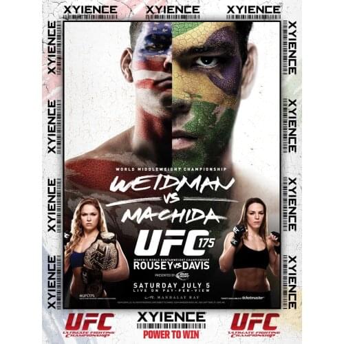 175 Weidman vs Machida, Rousey vs Davis NEW Art print Silk poster Home Wall Decor