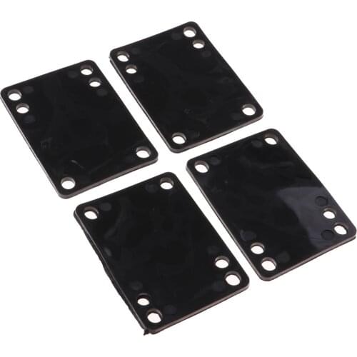 4PCS Skateboard 3mm PU Riser Set Longboard Risers Absorbing Impact Shock 3x2.2inch