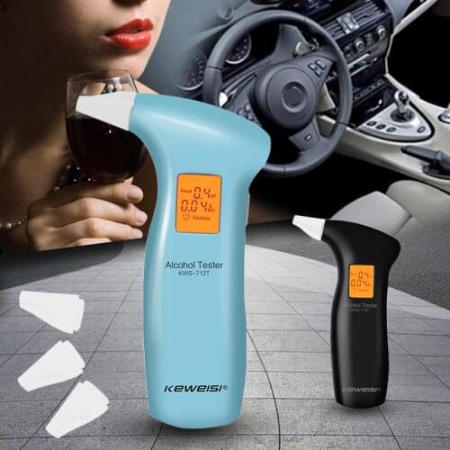 Professional LCD Display Handheld Digital Alcohol Tester Alcohol Breath Tester Breathalyzer Analyzer Detector Backlight Light