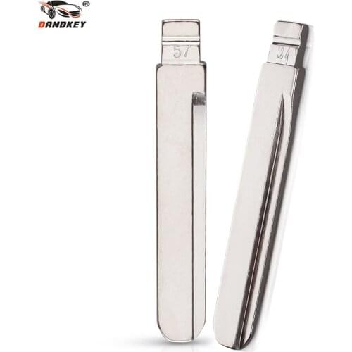 Dandkey 57# Replacement Flip Remote Key Blade Car Key Blank For BYD F3 Remote Key No. 57 Blade With Left Slot For Nissan Succe