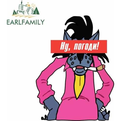 EARLFAMILY 13cm x 9.7cm for NU POGODI Creative Car Sticker Personality JDM Accessories Personality Decal for Camper