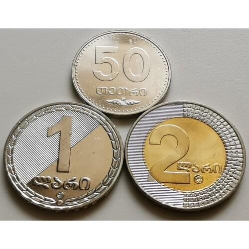 Georgia 2006 The New Version Full Set 3 Piece 50 Terry-1-2 Larry Real Original Coin UNC Coins