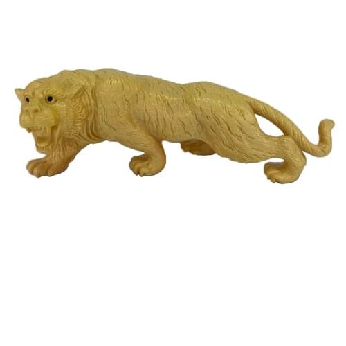 Boxwood carving tiger decoration small sculpture model craft gift home office decoration