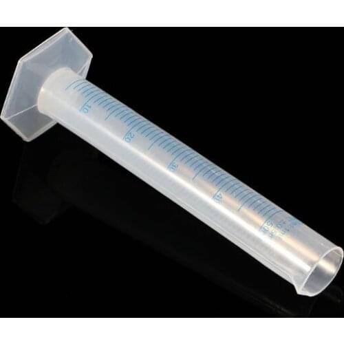 P82A 50mL Measuring Cylinder Laboratory Test Graduated Liquid Trial Tube Jar Tool New