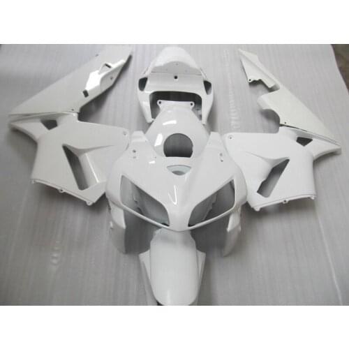 Injection molding Customize fairing kit for Honda CBR600 RR 05 06 all glossy white bodywork fairings set CBR600RR 2005 2006 QR21