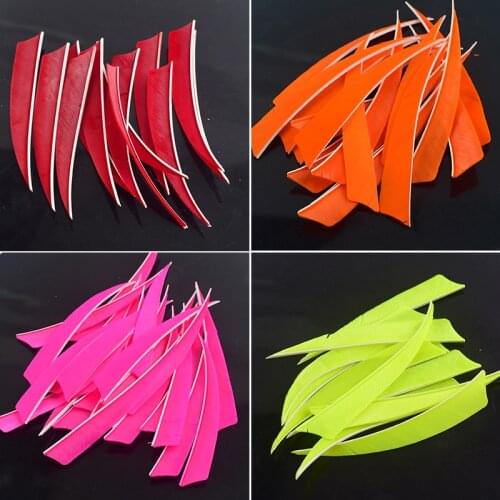 36Pcs Hunting Archery Vanes 5Inch Shield Turkey Feathers Arrow Feather Fletching For Any Wooden Arrow DIY Archery Accessories