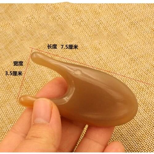 Natural Yak Horn Acupuncture Cone Acupressure Pencil Eye Sticks Nose Beam Ribs Lumbar Vertebrae Massage Points Face Facial