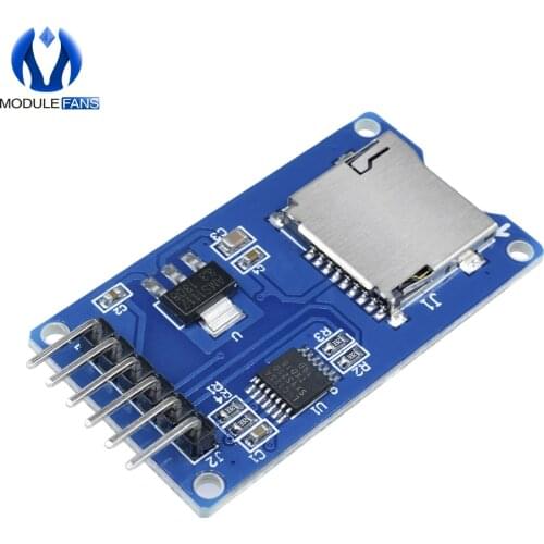 5PCS Micro SD Storage Board Mciro SD TF Card Adapter Memory Shield Expansion Module SPI For Arduino AVR Microcontroller 3.3V