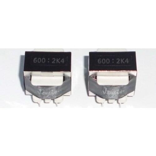 R4 audio input 600Ω: 2K4 boost signal transformer 2 times voltage amplification balance to unbalanced cattle