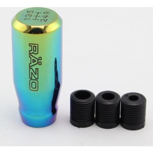 Universal RAZO Neo Chrome 5 Speed Gear Shift Knob Car Racing Shifter Lever Knob