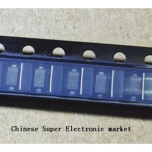 100PCS IN5819W 1N5819W Marking S4 B5819W SOD-123 surface mount schottky barrier diode