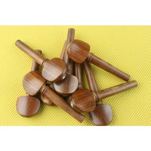20pcs high quality new 4/4 rosewood violin tuning pegs full size violin parts